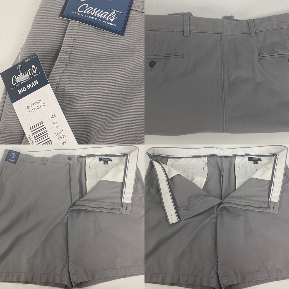Roundtree Yorke Mens Shorts Sz 48 Casual Classic